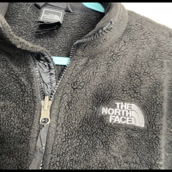 Women North Face Osito 2 Jacket Black Full Zip